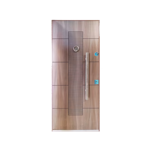 Porte Blindée Le Noyer Clair : l’élégance contemporaine – Image 2