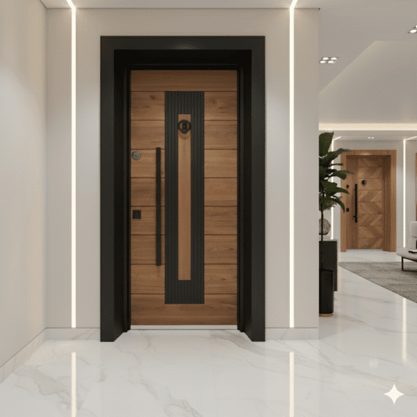 Porte Blindée Turque : L'élégance noire – Image 2