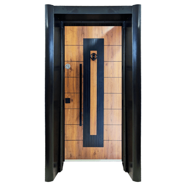 Porte Blindée Turque : L'élégance noire