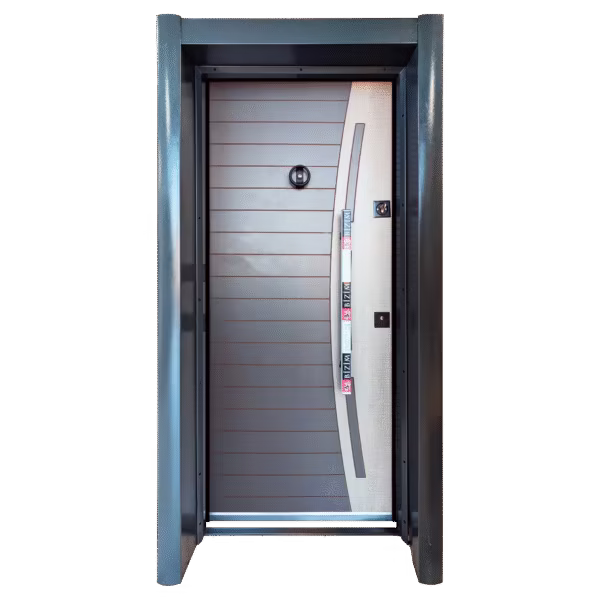 Porte Blindée L’Arc Gris : design moderne et sécurité